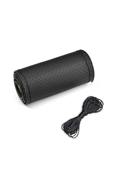 Choice1 غطاء عجلة قيادة السيارة من جلد الصناعي من ماركة فانغ-بلاك (هول)، مزود...