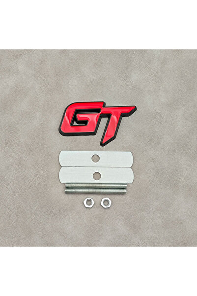 choice2 شعار GT ثلاثي الأبعاد معدني باللونين الأحمر والأسود، شعار شبكة السيار...