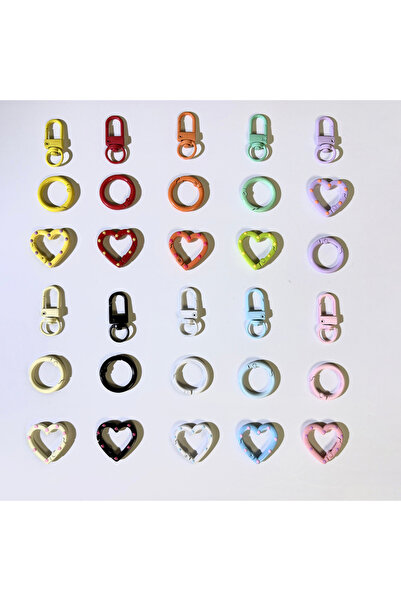 Choice Keychain Clasp 30pcs 30pcs Party Keychain Clasp Set – 10 Colors Small ...