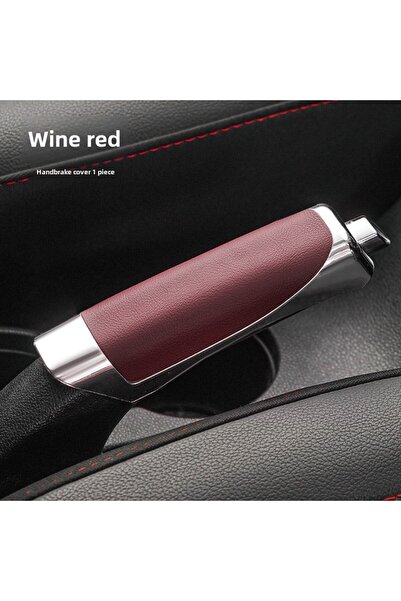 choice2 Red 1 piece Car Handbrake Cover Black/Red/Brown Auto Handbrake Grips ...