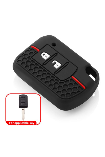 Choice black 2 Butt Shell Fob Holder for Mitsubishi Eclipse CROSS Outlander S...