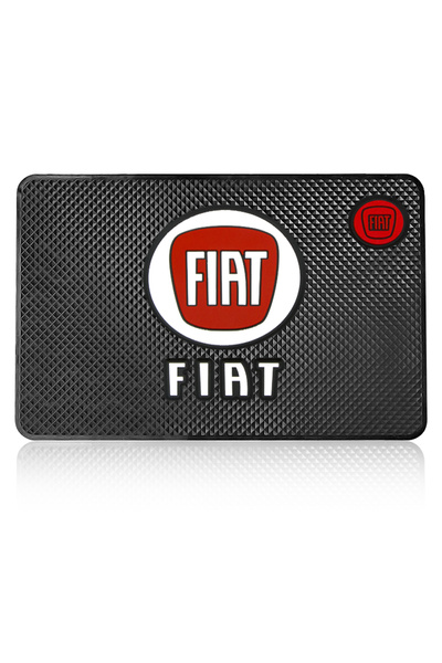 Choice حامل هاتف أسود من فيات، قطعة واحدة، شعار سيارة، وسادة مانعة للانزلاق، ...