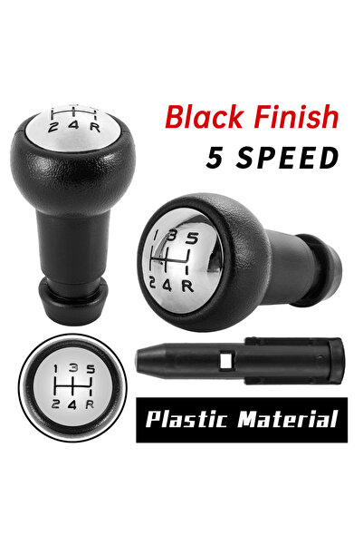 Choice Knob And Adapter New Car Accessories 5 Speed Car Gear Shift Knob For P...