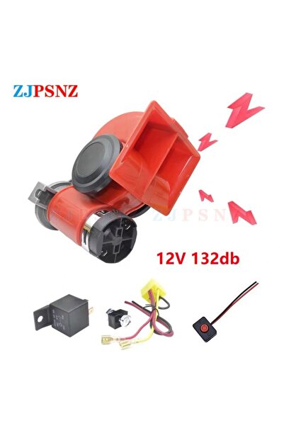 Choice3 طقم بوق هوائي حلزوني مقاوم للماء، يعمل بجهد 12 فولت و132 ديسيبل، ومتو...