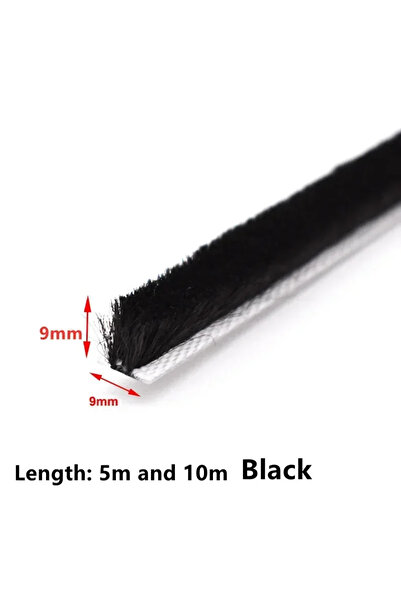 Choice10 10m Black 9x9 window sealing strip aluminum alloy doors and window w...