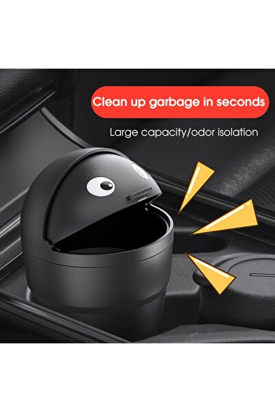 Choice صندوق تخزين منظم للسيارة أسود اللون مع غطاء متأرجح، صغير الحجم ولطيف، ...