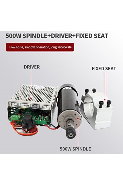 Choice1 مغزل تبريد هوائي 500 واط، 0.3 كيلوواط، 0.5 كيلوواط، مزود بوحدة تغذية ...