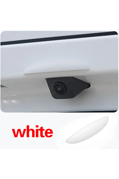 Choice White Waterproof Car Rear Camera Rain Cover Protective Auto Camera Shi...
