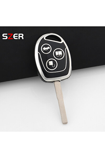 choice2 غطاء أسود جديد بثلاثة أزرار لمفتاح سيارة فورد مونديو، فيوجن، فييستا، ...