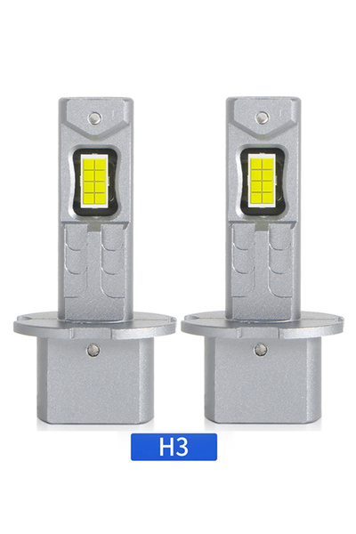 Choice H3 6500K H3 LED Headlight Bulb Fog Headlight 1:1 Size Replication Plug...