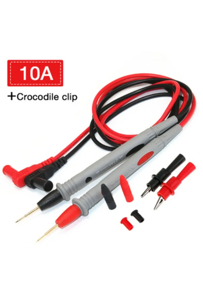 Choice سلك اختبار بمسبار 10 أمبير 1000 فولت 20 أمبير لجهاز قياس متعدد رقمي، م...