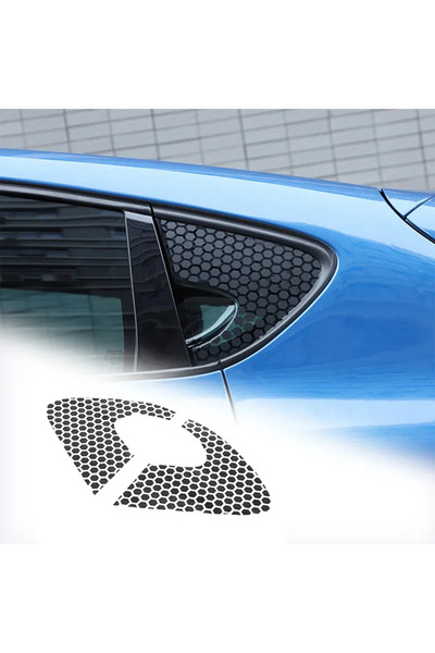 Choice3 ملصقات على شكل خلية نحل للنافذة الجانبية الخلفية، ملصقات تزيين بتصميم...