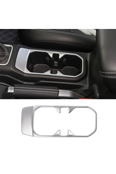 Choice Silver Car Front Water Cup Holder Cover Drink Cup Holder Frame Trim fo...