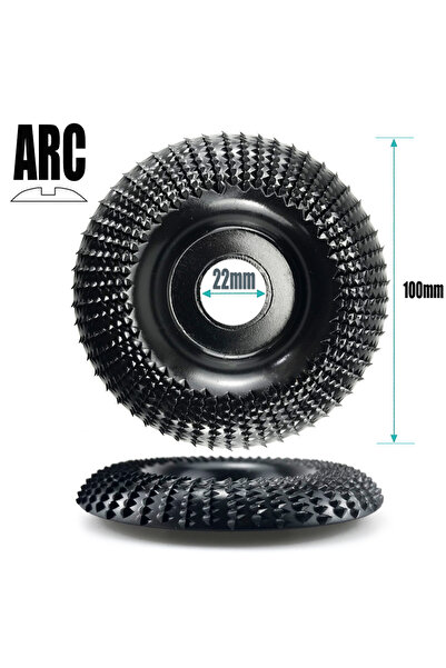 Choice7 22mm black 100mm Arc Angle Grinding Wheel Woods Shaping Grinding Disc...