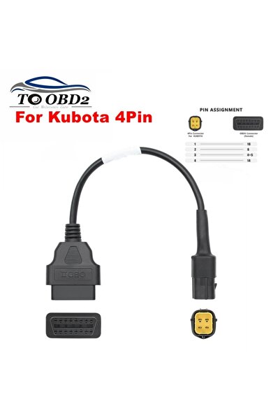 Choice NEW 4 PIN diagnostic Cable For Kubota Takeuchi Diagmaster Data Link Ad...