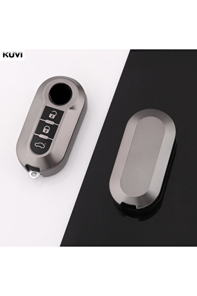 Choice Gun Grey only case TPU Car Remote Key Case Cover Shell Fob For Fiat 50...