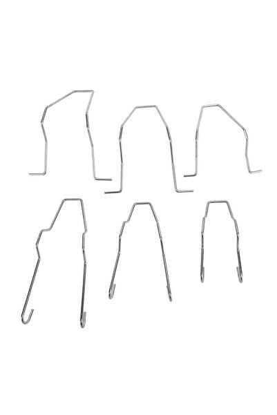 Choice silver Car Bulb Clip Stainless Steel Scratch Resistant Headlight Retai...