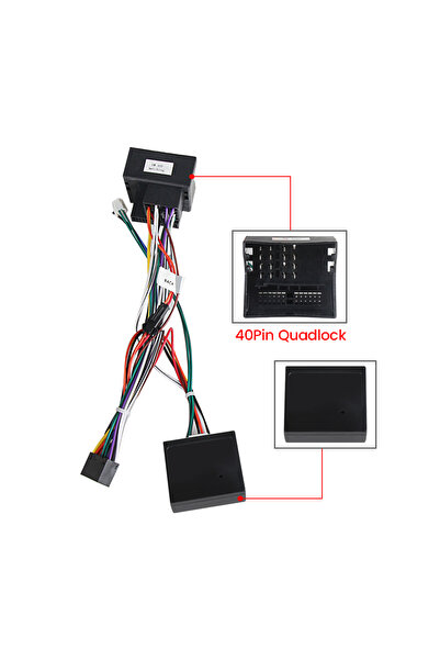 choice2 XCB-40PIN MEKEDE 40/52pin Wiring Harness Adapter CAN Bus Decoder For ...