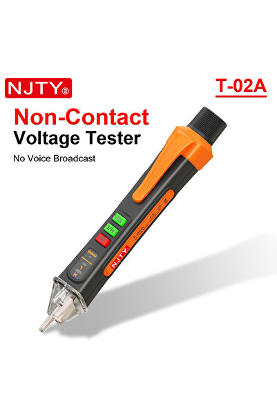 Choice T-02A NJTY T02A T02B Non-Contact Voltage Detector AC 12-1000V Live/Neu...