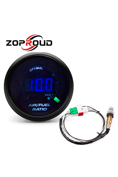 Choice Digital 2"52mm Air Fuel Ratio Gauge AFR Display With Narrowband O2 Oxy...