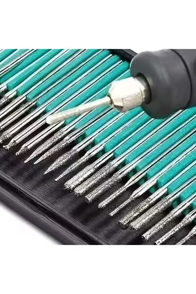 Choice 30Pcs/set Diamond Burs Bits For Electric Grinder Rotary Tool Set Grind...
