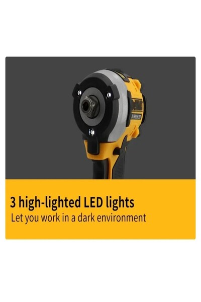 Choice مفتاح ربط ديوالت اللاسلكي القابل لإعادة الشحن DCF922 بدون بطارية، عزم ...