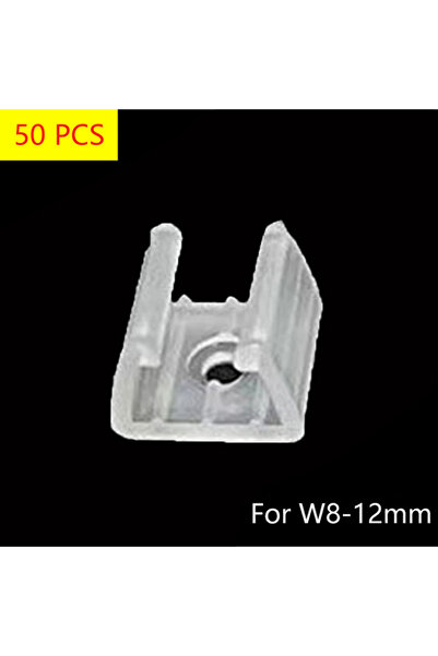 Choice7 For W8-12mm 50Pcs Led Connector Fix Clips Fasteners Plastic Accessori...