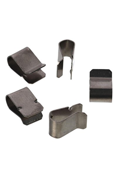 Choice 4 inches 20pcs Stainless Steel Spring U Clip Silver Tone 21.4mm x 12mm