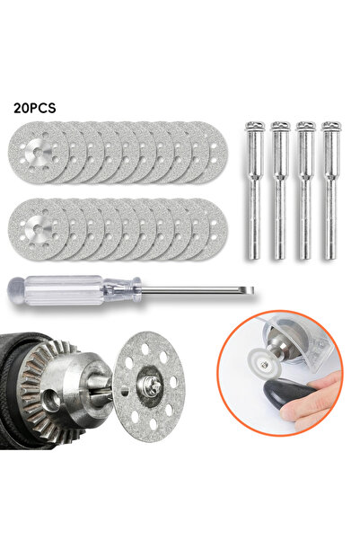 Choice Multipurpose Cutting 20pcs Diamond Cutting Tool Set, 25 Pieces, DIY Ro...