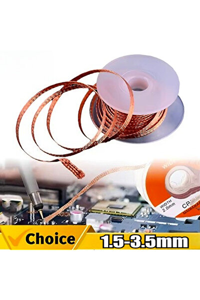 choice2 1.5mX1.5mm Desoldering Braid Tape per Solder Wire Soldering Wick Tin ...