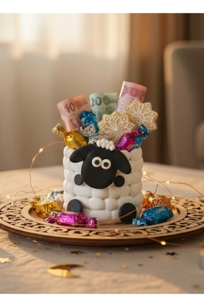 3D Brothers Cute Sheep Candy Holder | Eid Distributions – Eidiya – Garangao –...