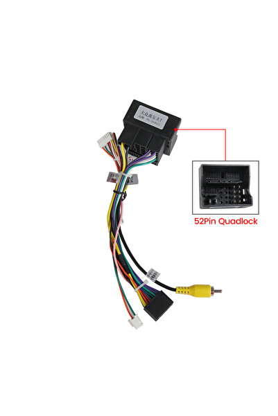 Choice1 CABLE-52PIN MEKEDE 40/52pin Wiring Harness Adapter CAN Bus Decoder Fo...