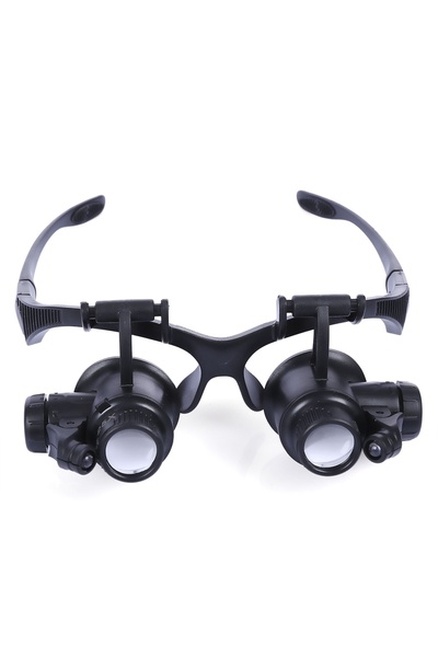 Choice Wearing Magnifying Glass With Led lights 10x 15x 20x 25x Magnification...
