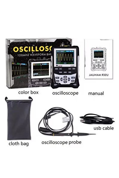 Choice ET120M TOOLTOP ET120M 2.4-Inch Screen Digital Oscillose 120MHz Analog ...