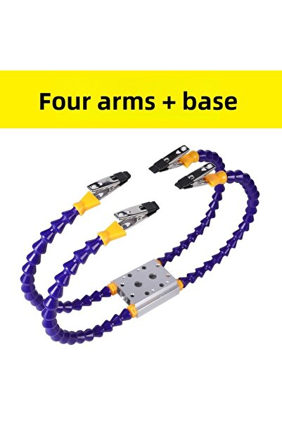 Choice1 4 arms Bench Vise Soldering Station with 4/6 Flexible Arms & Solderin...