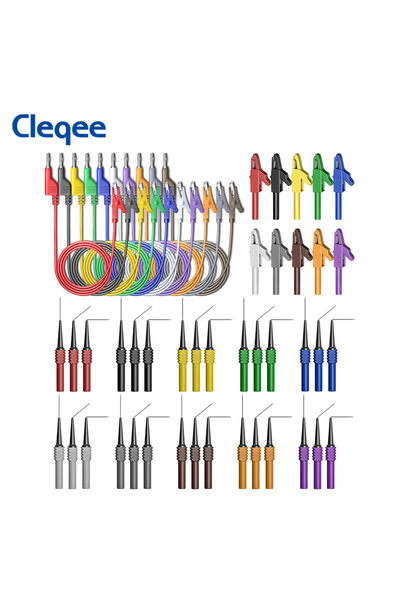 Choice Cleqee CKT009 Back Probe Kit Banana Plug to per Alligator Clip with Al...
