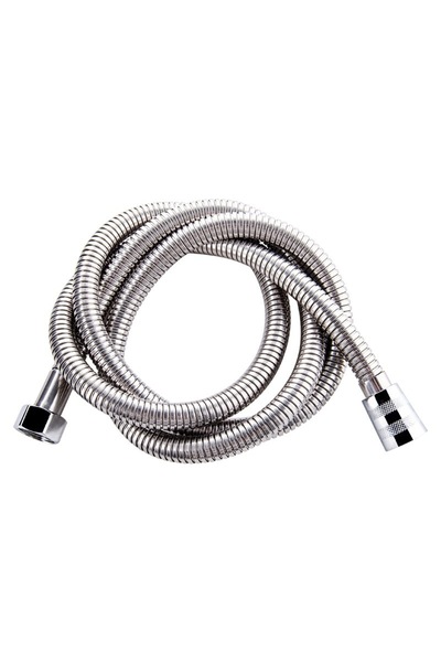 Choice3 2M silver Stainless Steel Flexible Shower Hose Long Bathroom Shower W...