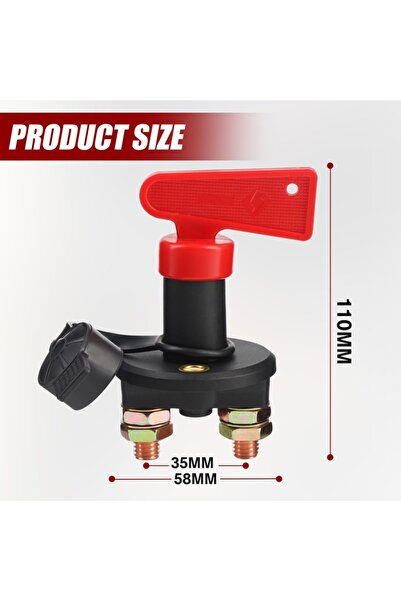 Choice M10 2 holes For Car Motorcycle Truck Boat M10 2 Holes Battery Switch D...