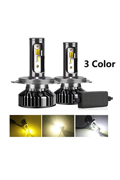Choice3 H4/9003/HB2 Hi/Lo 3 colors 3 colors Canbus lampada H4 H7 LED Car Head...