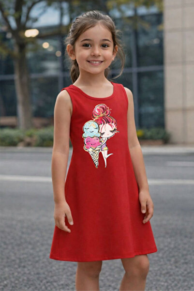 CACTUS COLLECTION ROCHIE DE VARĂ PENTRU FETE CU IMPRIMEU ÎNGHEȚATĂ