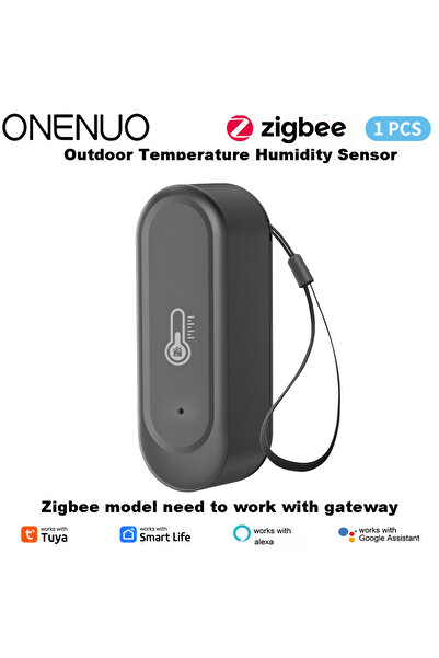 choice2 Zigbee Black Tuya Smart ZIgbee/WIFI IP65 waterproof Temperature and H...