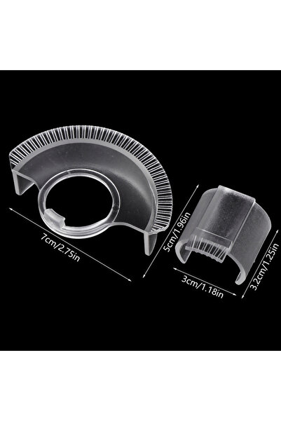 Choice غطاء شفاف لمجموعة واحدة لماكينة الطحن الزاوية الصغيرة بزاوية 90 درجة، ...