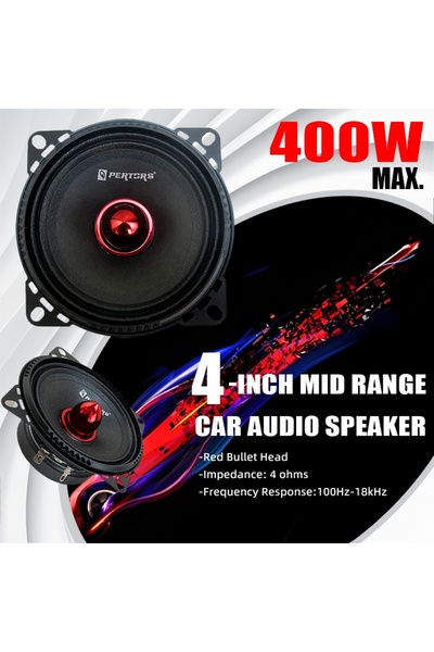 Choice مكبران صوت متوسط ​​المدى 4 بوصة بقوة 400 واط، جودة صوت عالية الدقة، من...