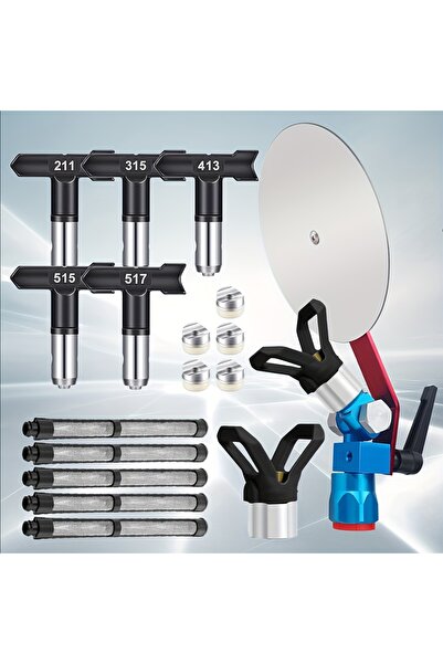 Choice 14pcs black 14pcs Spray Guide Accessory Tool with Tip Guard, Spray Tip...