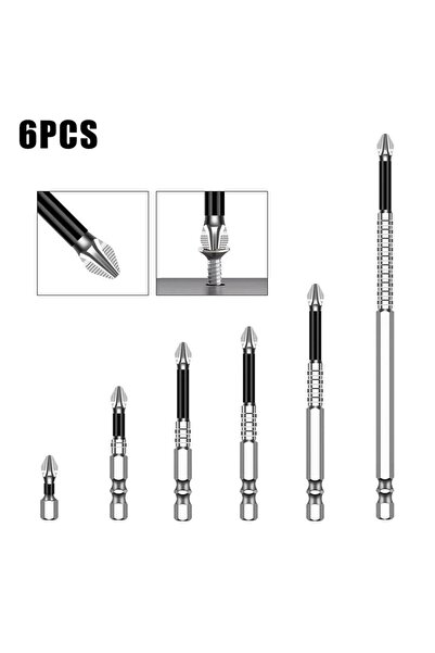 Choice مجموعة مفكات براغي فيليبس سيلفري K5 مكونة من 6 قطع، مانع للانزلاق، مصن...