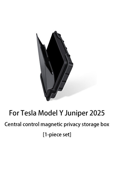 Choice6 Privacy Box For Tesla Model Y Juniper 2025 Hidden Storage Center Cole...