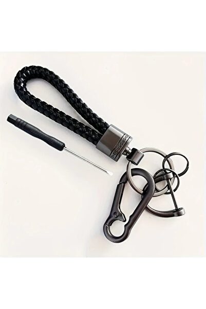 Choice1 1pc 1pc Zinc Alloy Car Keychain Pendant with Elegant Braided Rope Dur...