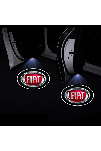 Choice1 FIAT FIAT-2pcs Car Door LED HD Welcome Courtesy Shadow Projector Lamp...