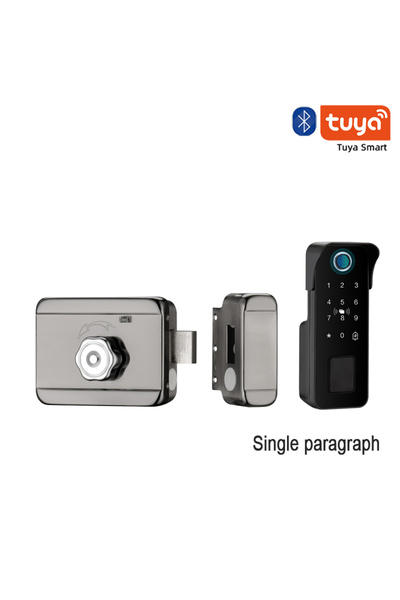 Choice XSDTS أسود فقرة مفرد Tuya باب ذكي مقاوم للماء ببصمة الإصبع، جهاز تحكم ...