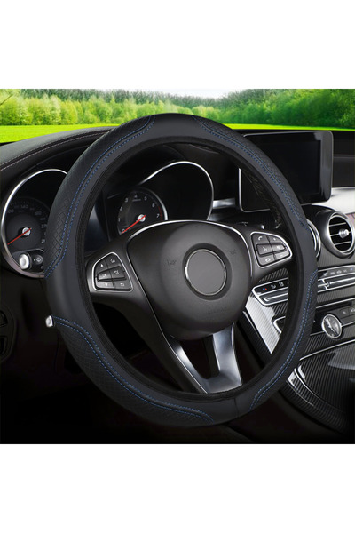 Choice3 s quan-Blue 1PC The car steering wheel cover has no inner ring Steeri...